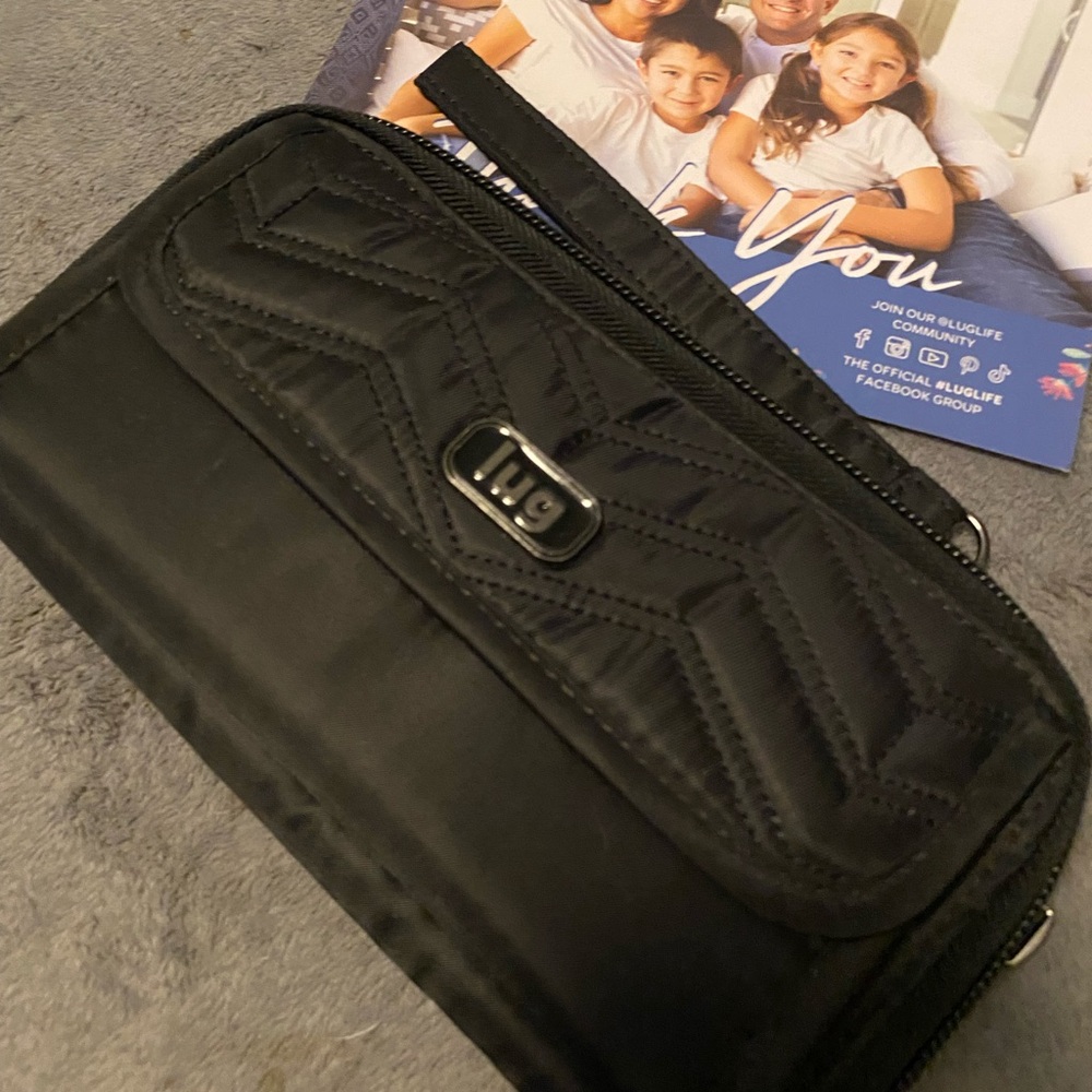Lug Kickflip Wallet Midnight Black NWOT